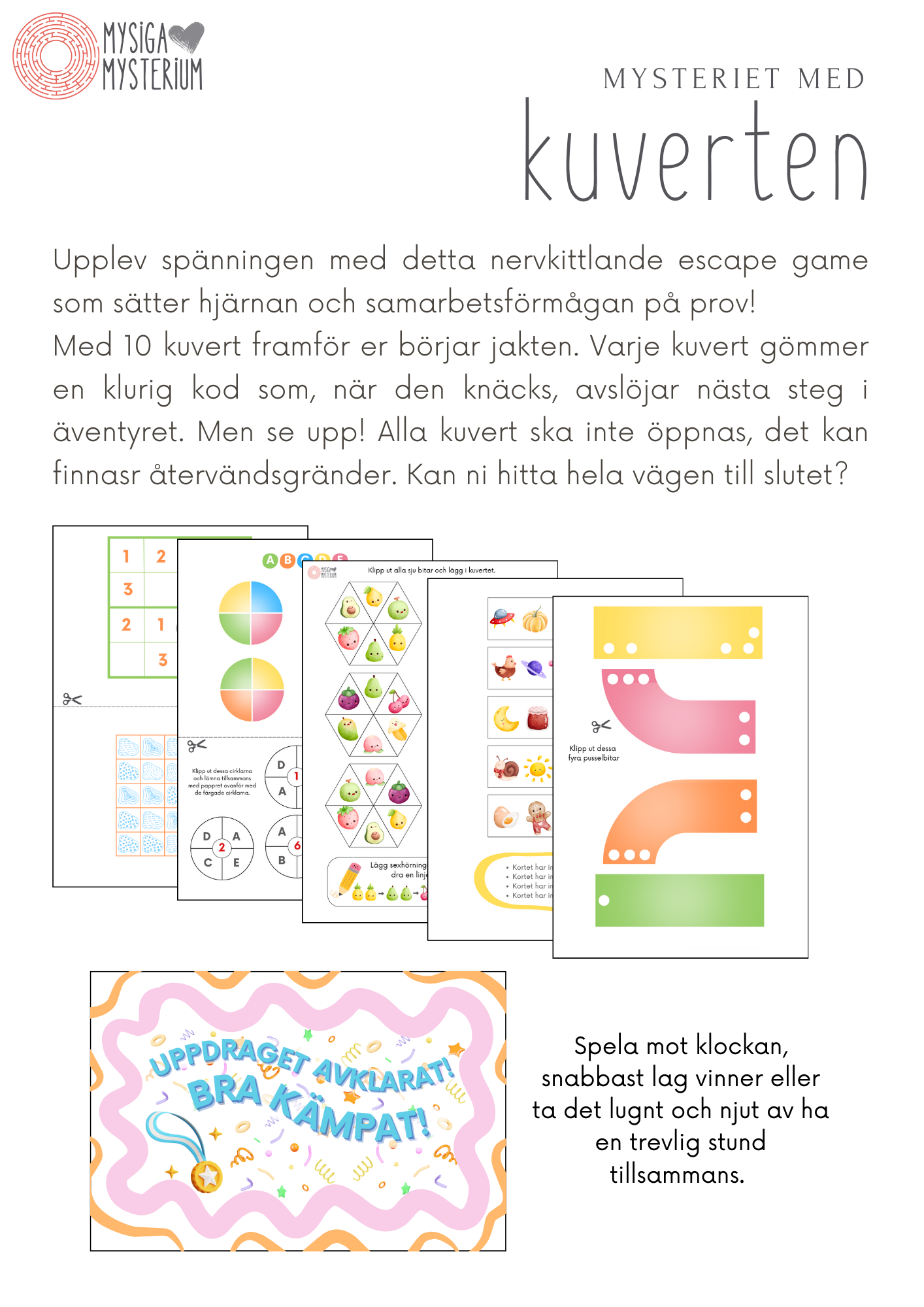 Mysteriet med kuverten - Lyxversion