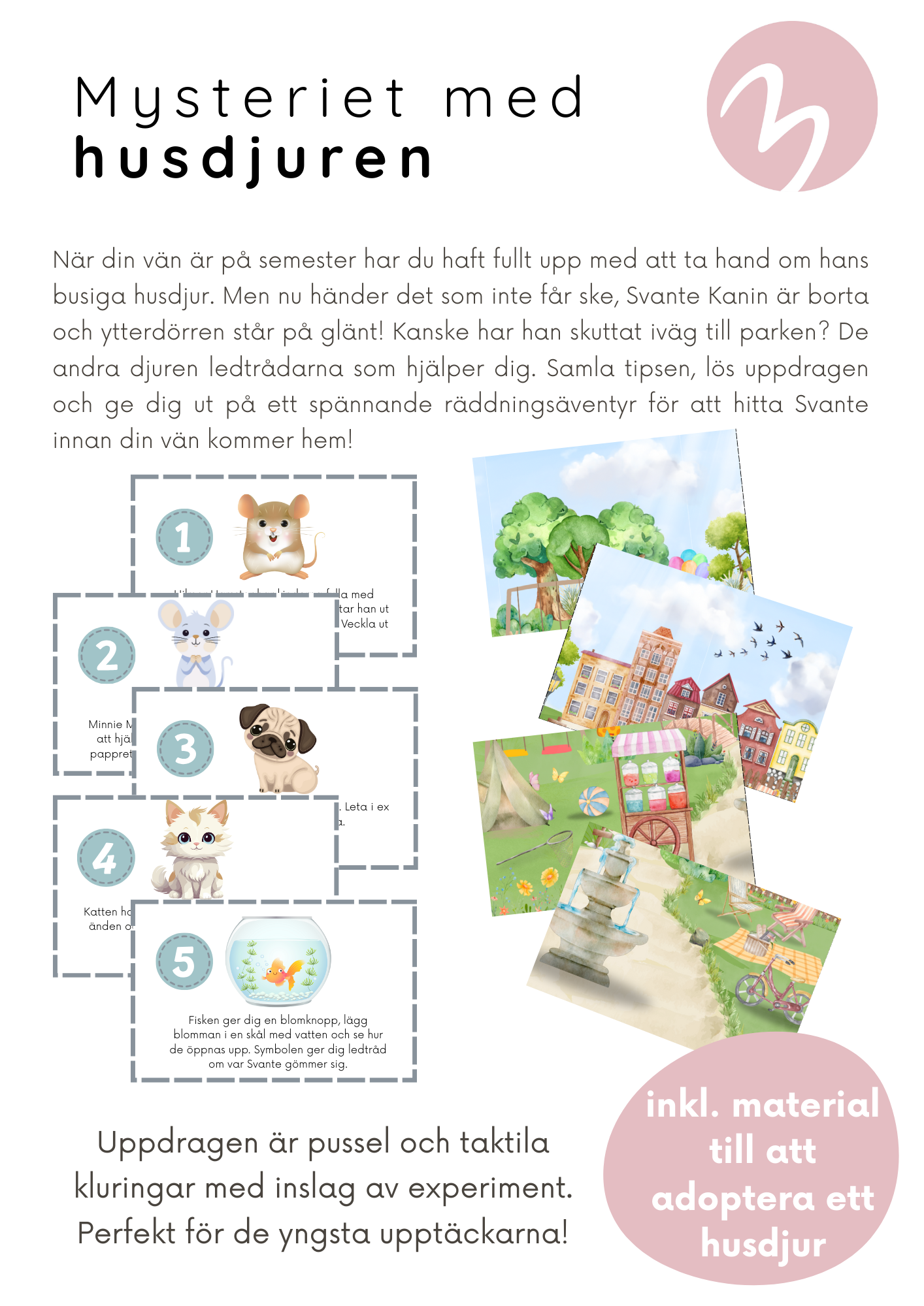 Kalaspaket - Mysteriet med husdjuren - Lyxversion