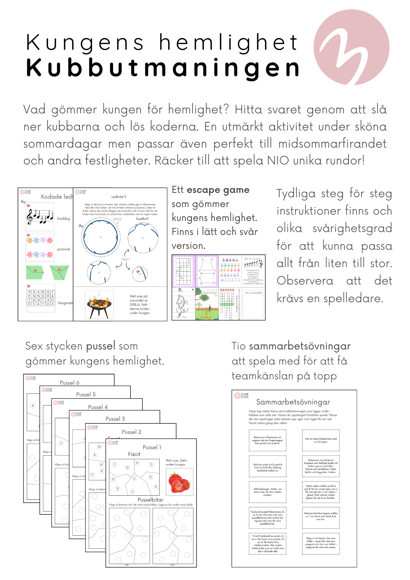 Kubbutmaningen kungens hemlighet