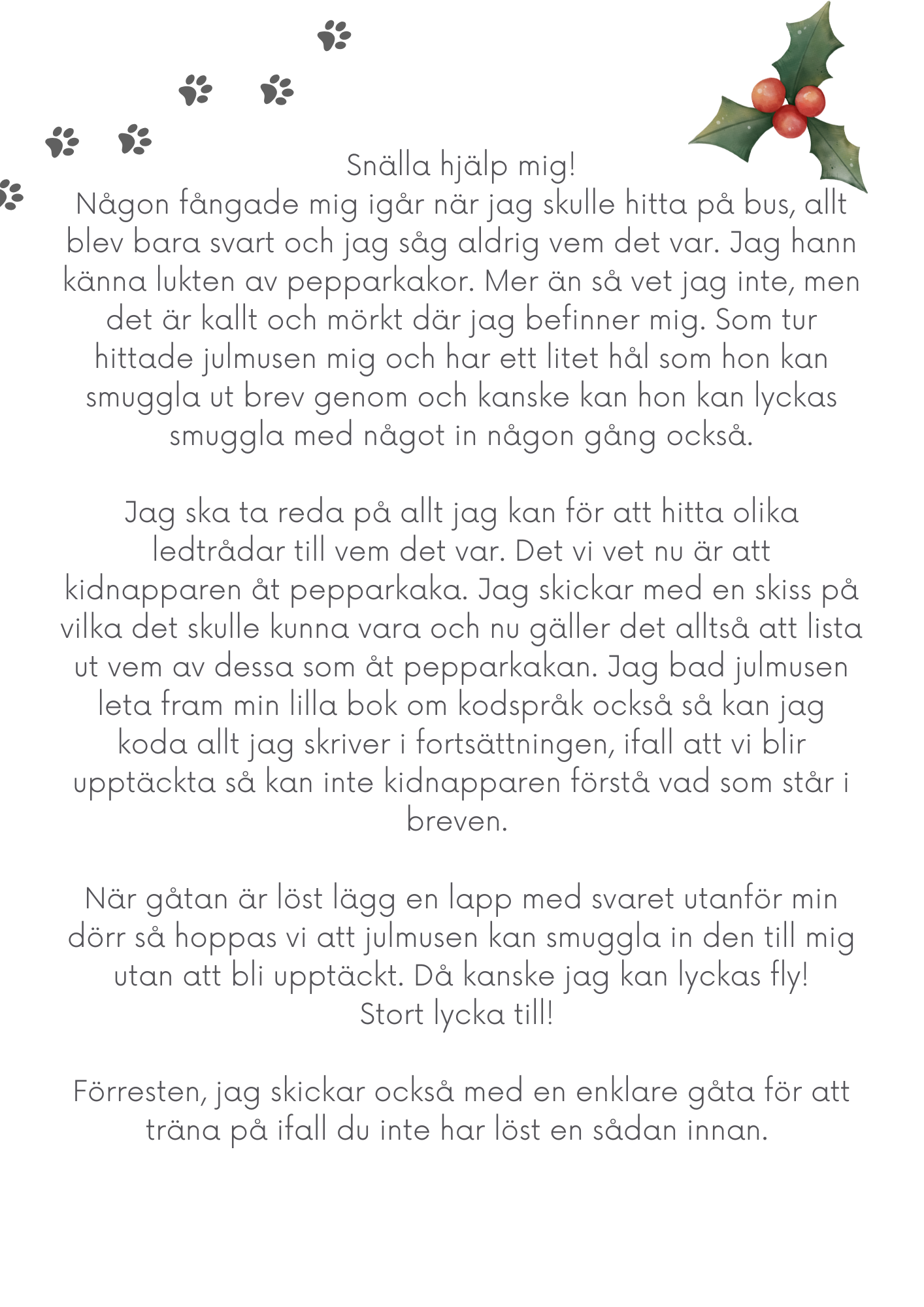 Mysteriet med den kidnappade nissen