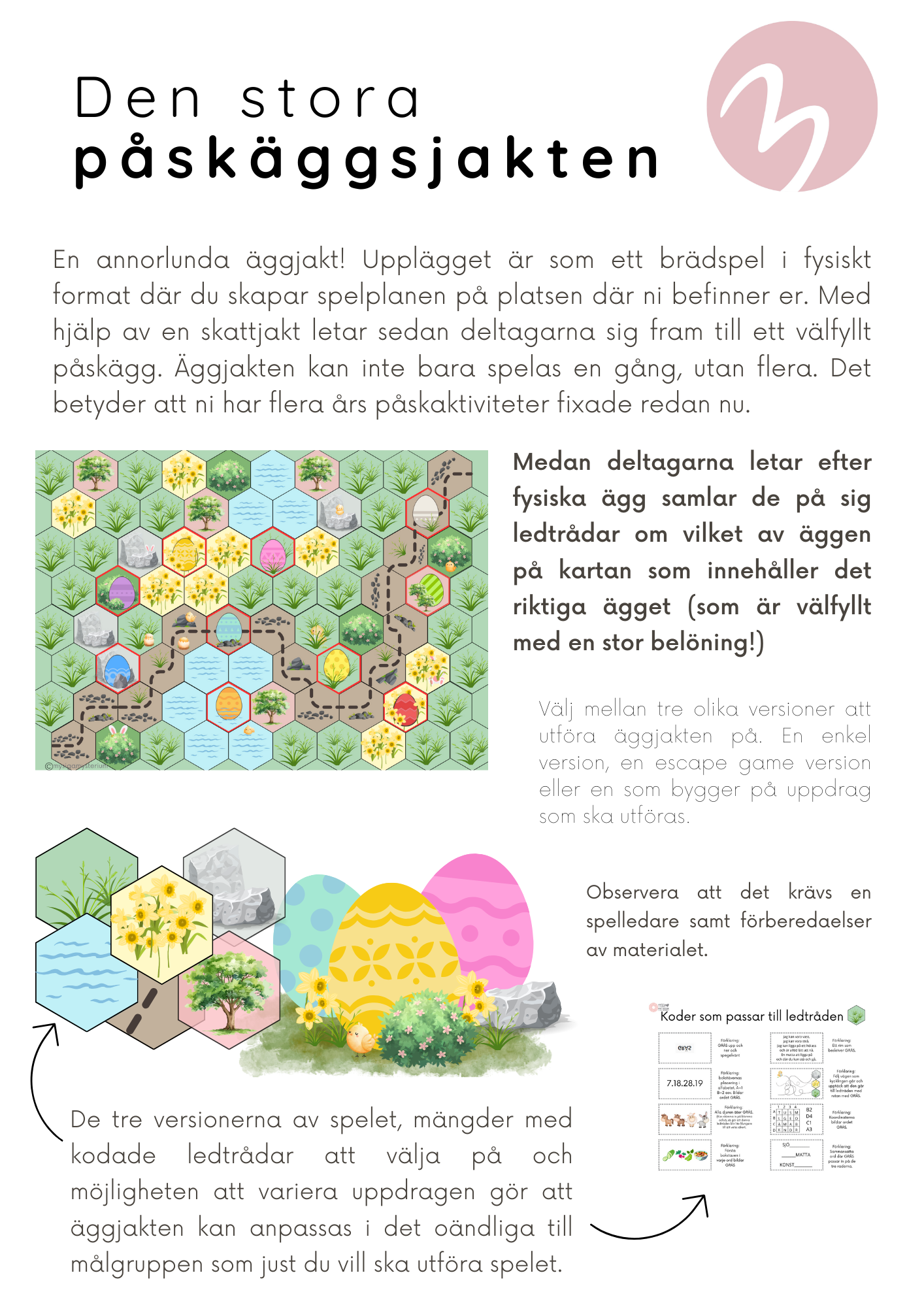Den stora påskäggsjakten - gåva på köpet