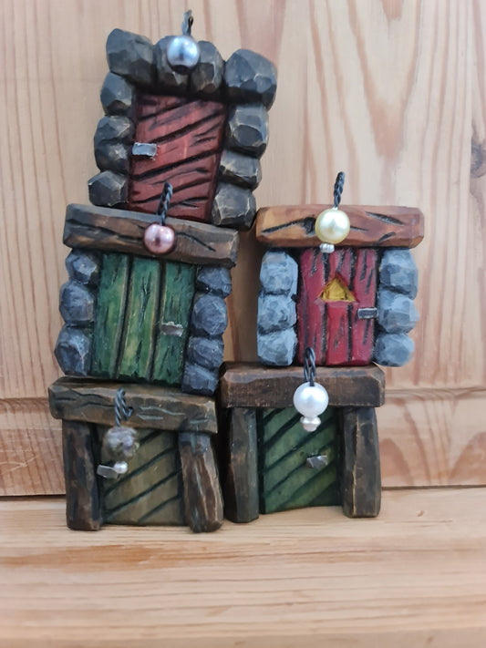 Exklusivt julpaket - julkalender och handtäljd nissedörr